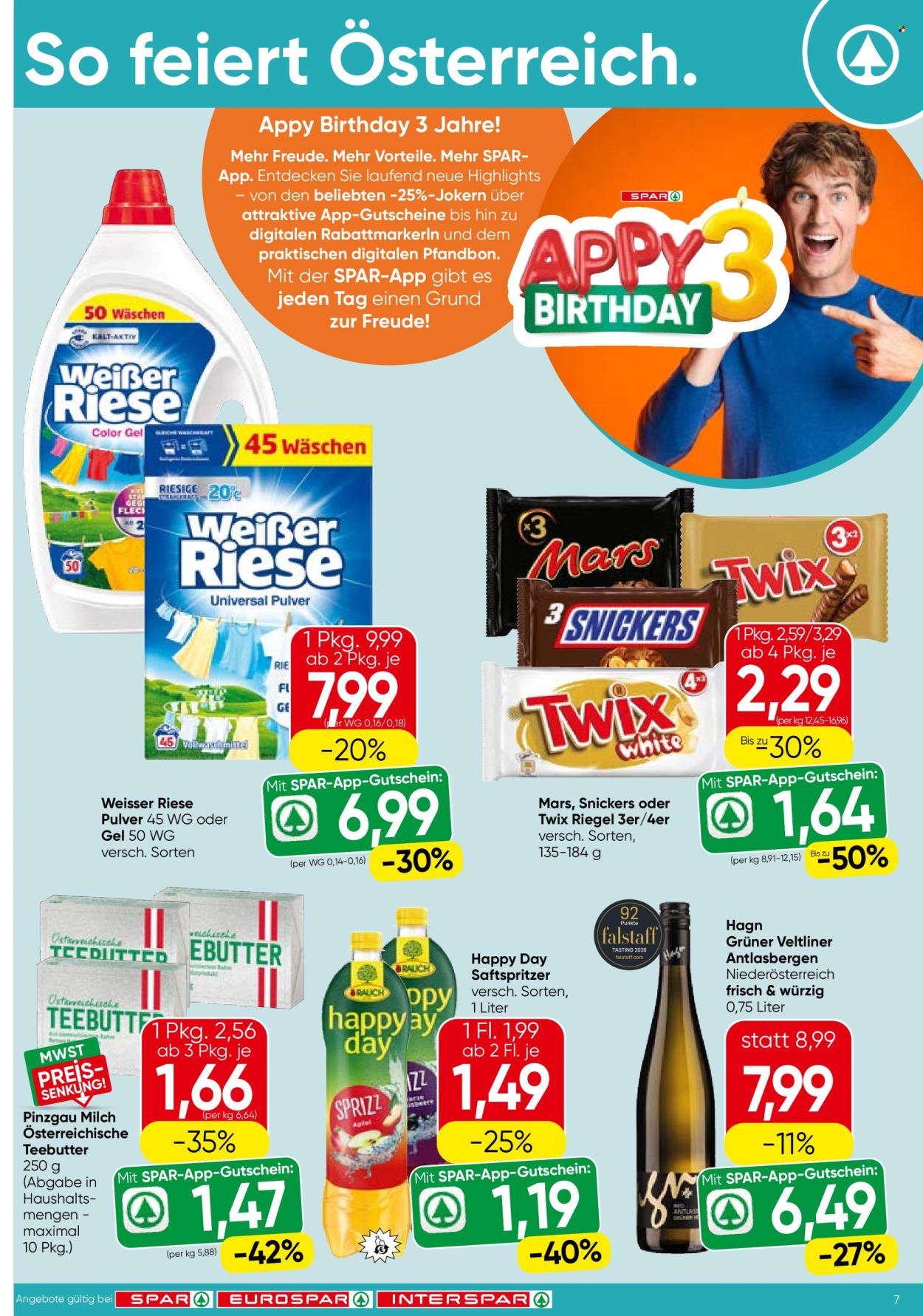 Angebote SPAR - 13.8.2026 - 26.8.2026. Seite 7