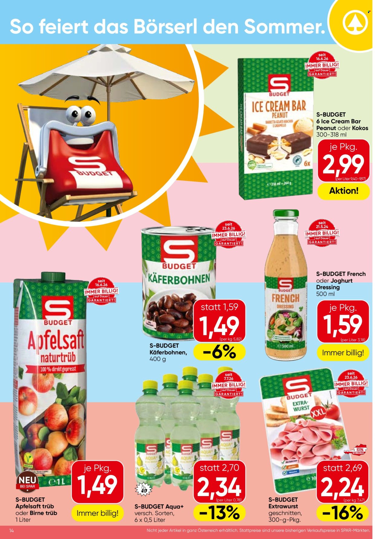 Angebote SPAR - 13.8.2026 - 26.8.2026. Seite 14