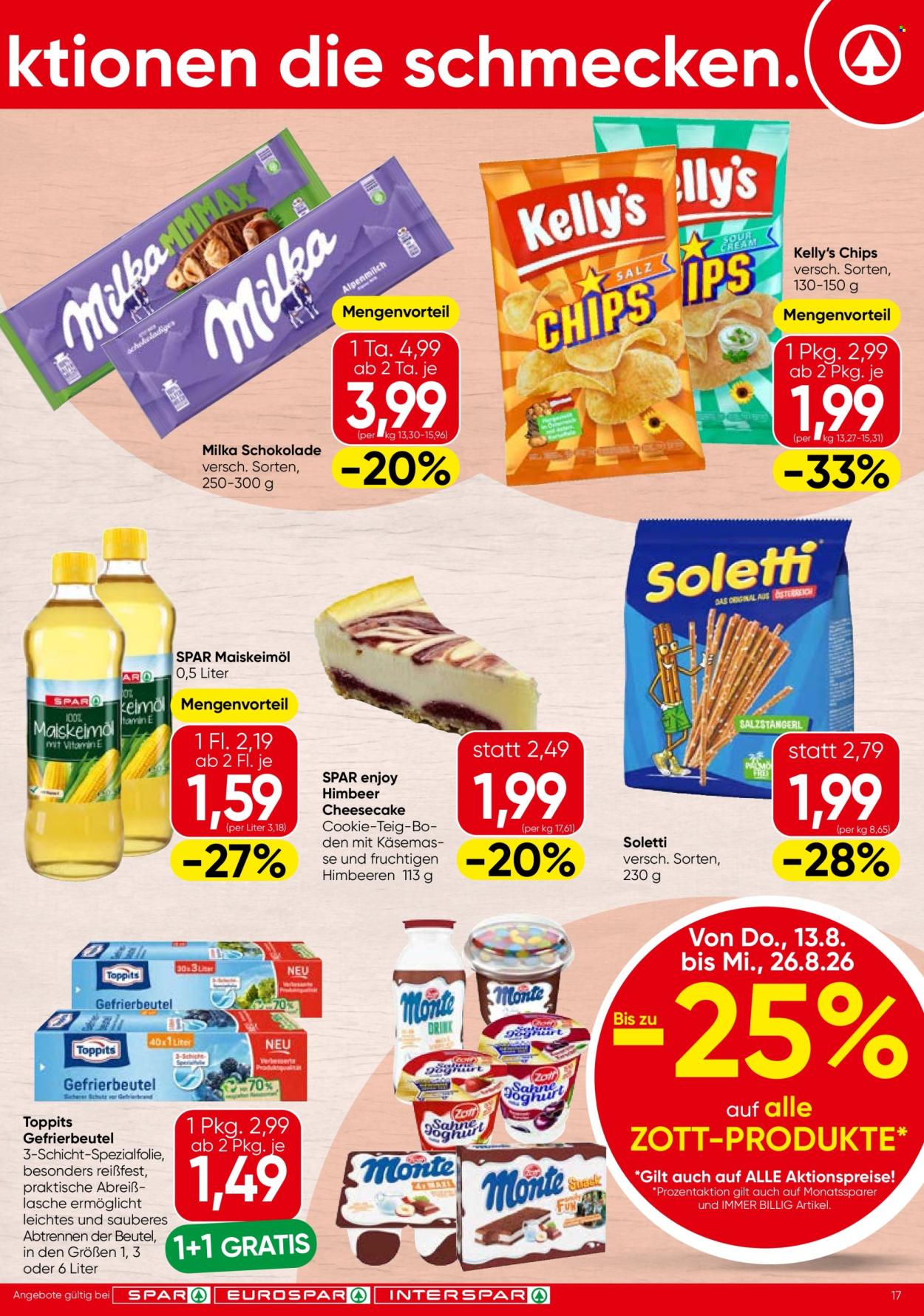 Angebote SPAR - 13.8.2026 - 26.8.2026. Seite 17