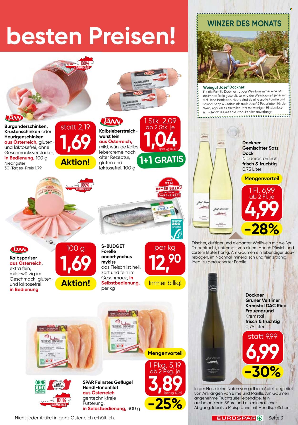 Angebote EUROSPAR - 13.8.2026 - 26.8.2026. Seite 3