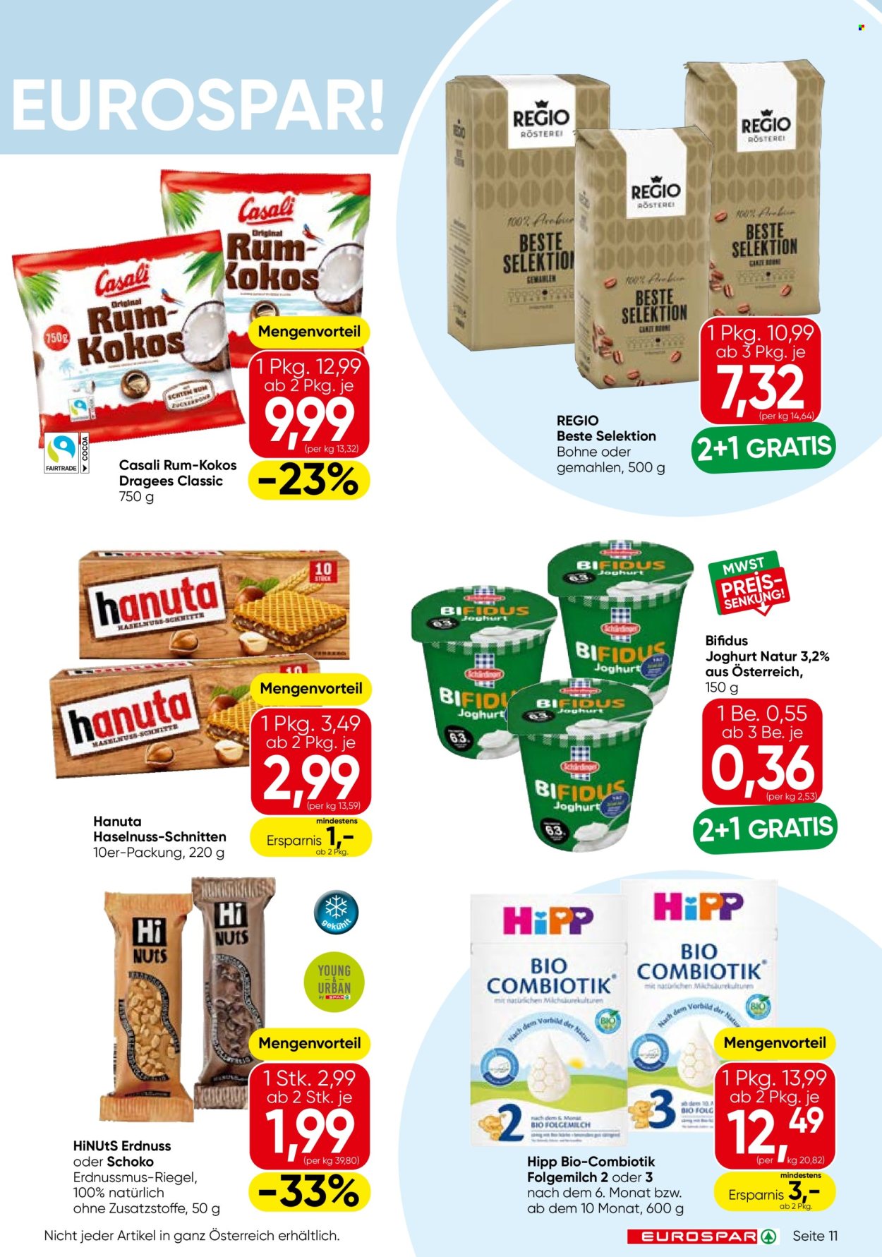 Angebote EUROSPAR - 13.8.2026 - 26.8.2026. Seite 11
