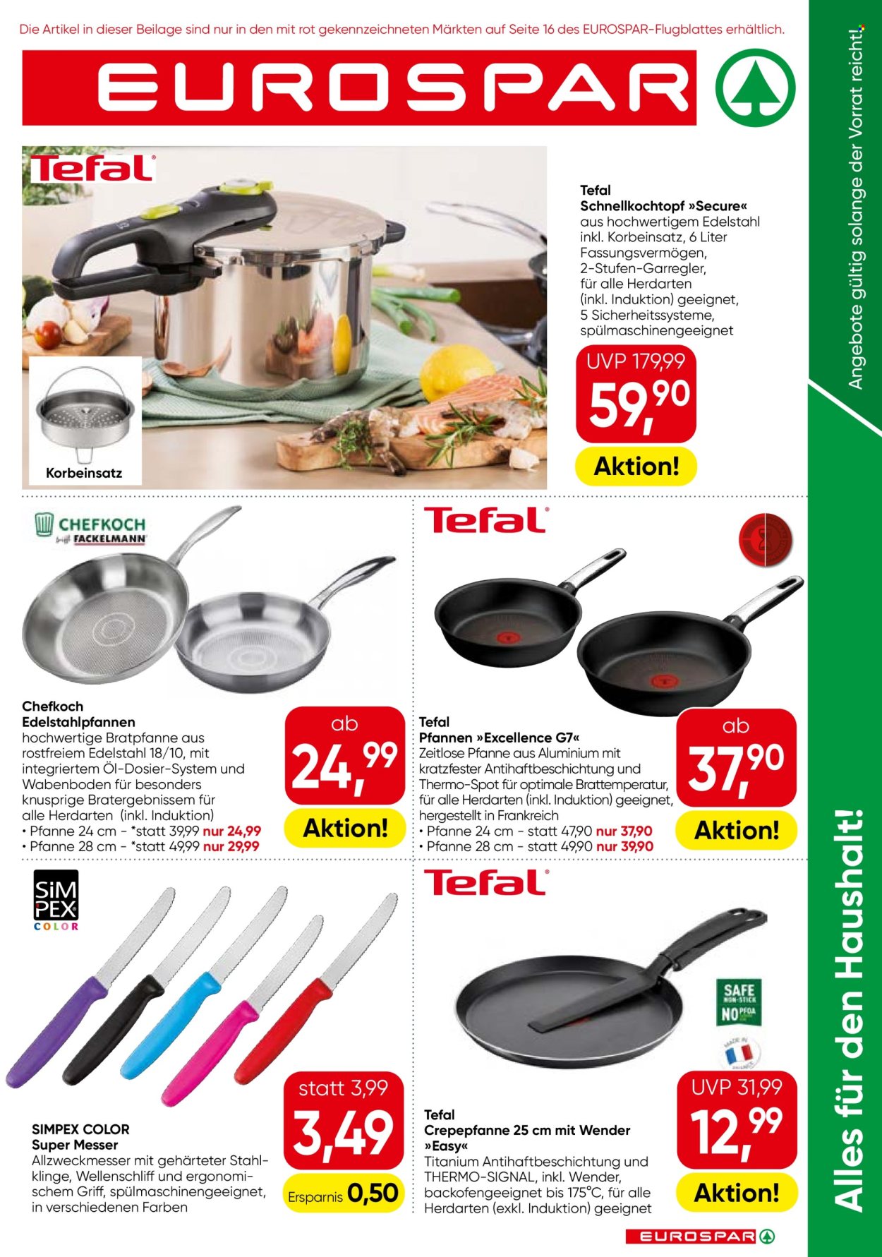 Angebote EUROSPAR - 13.8.2026 - 26.8.2026. Seite 1