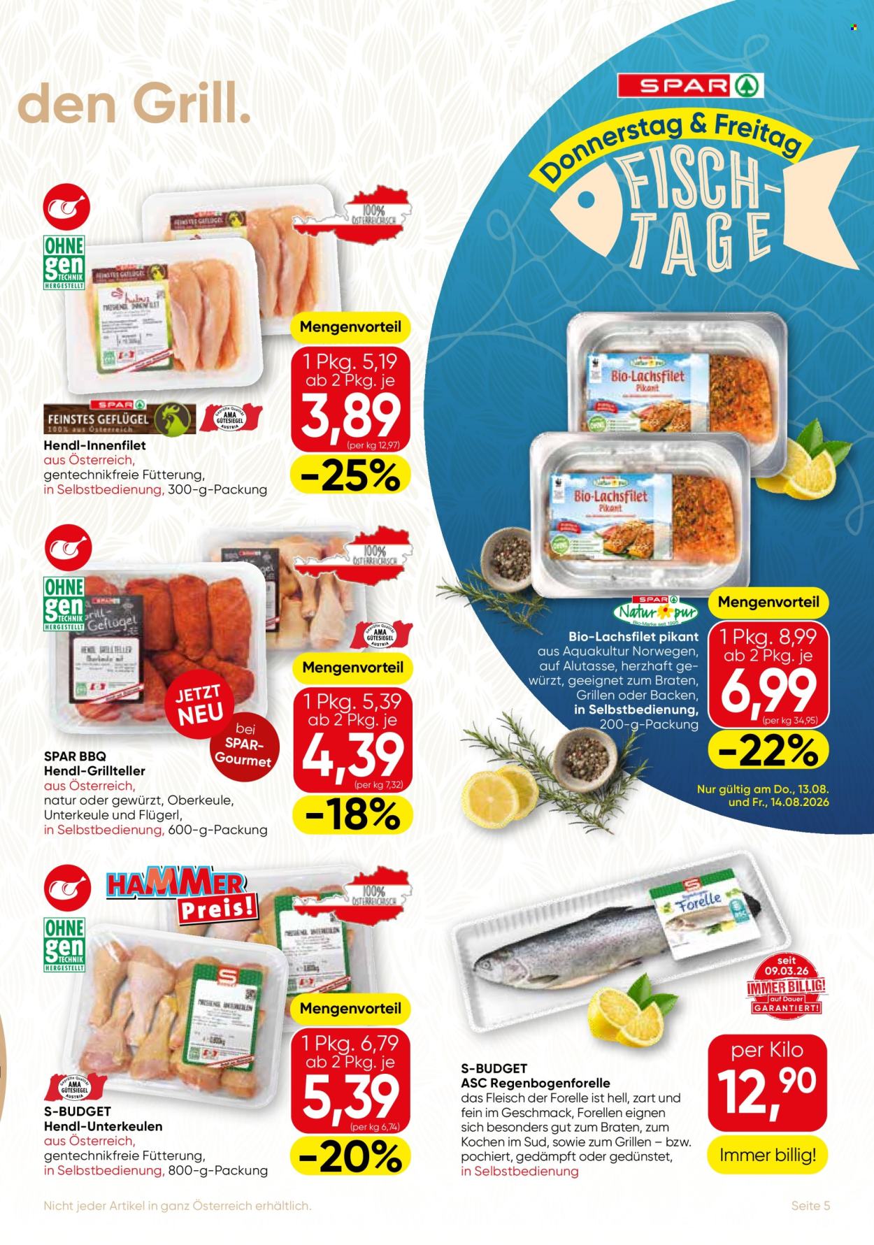 Angebote SPAR - 13.8.2026 - 26.8.2026. Seite 5