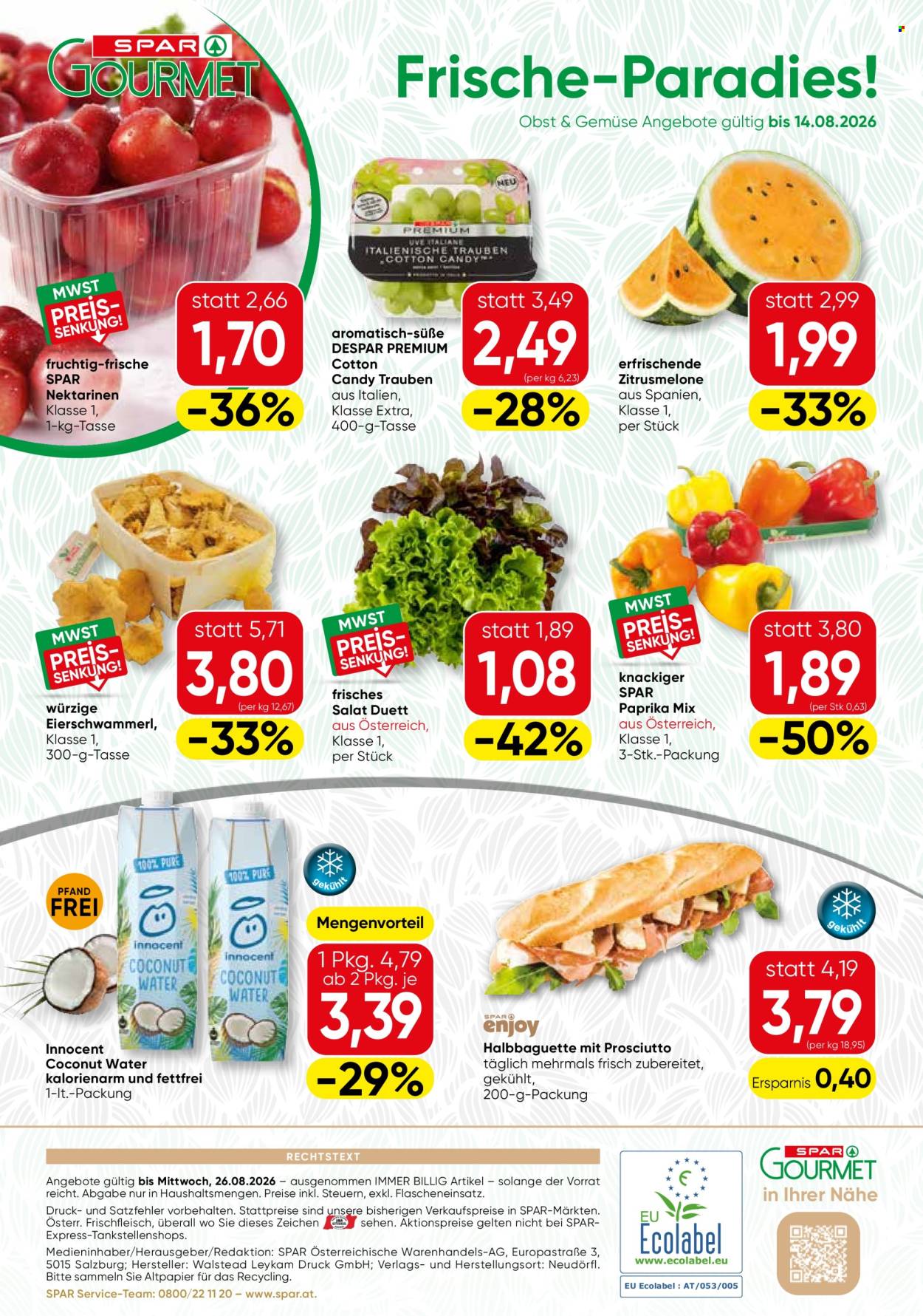 Angebote SPAR - 13.8.2026 - 26.8.2026. Seite 12