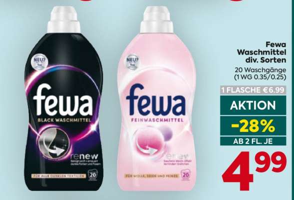 Fewa Waschmittel div. Sorten
