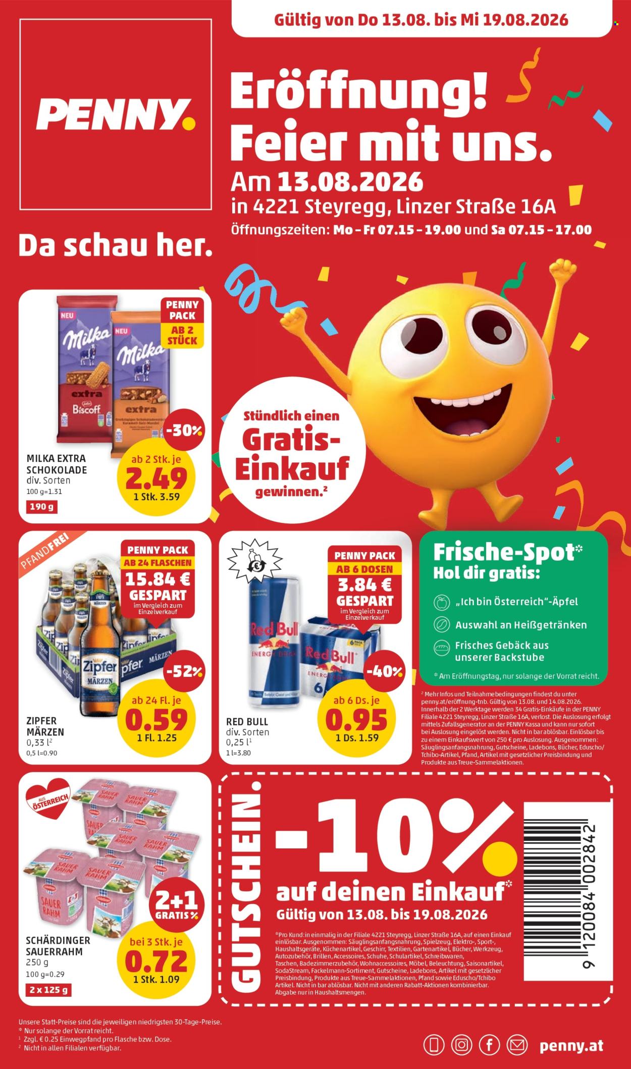 Angebote Penny - 13.8.2026 - 19.8.2026. Seite 1