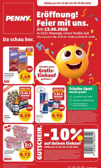 Angebote Penny - 13.8.2026 - 19.8.2026.
