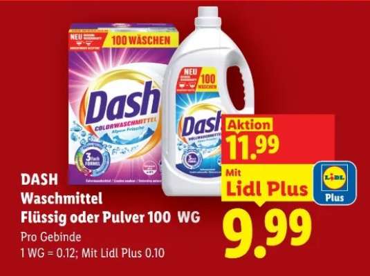 DASH Waschmittel