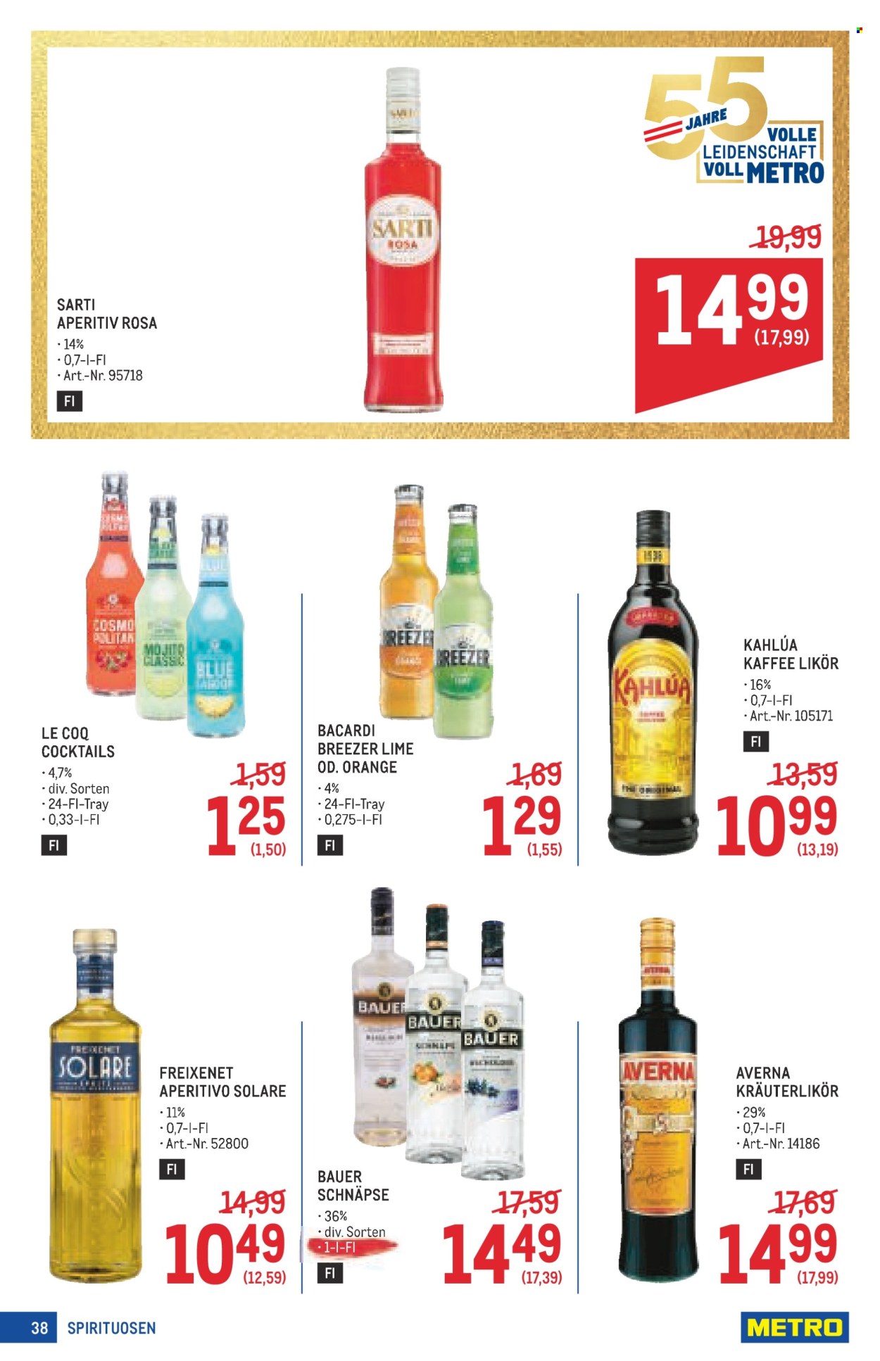Angebote Metro - 20.8.2026 - 2.9.2026. Seite 38