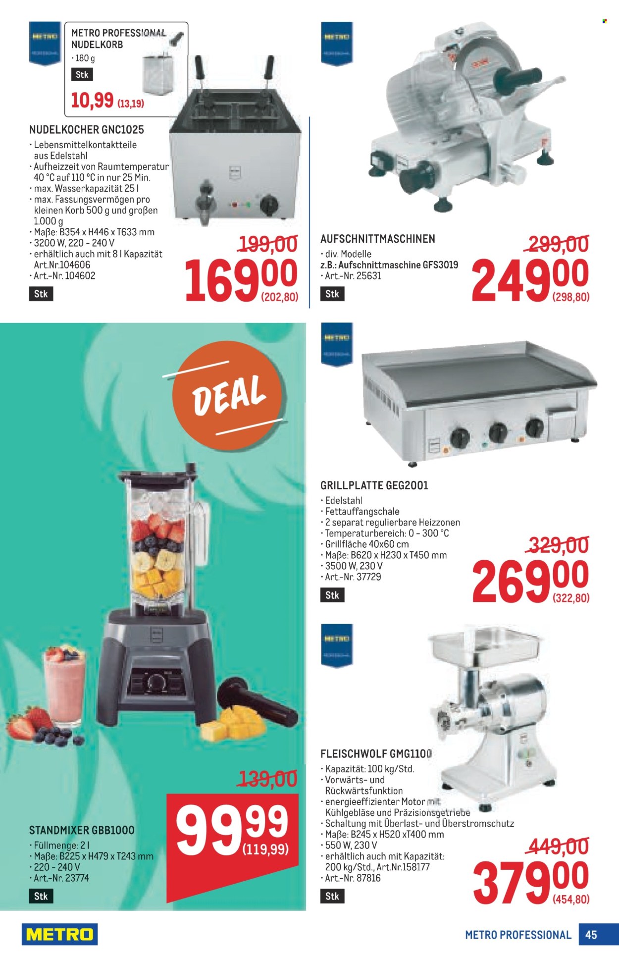 Angebote Metro - 20.8.2026 - 2.9.2026. Seite 45