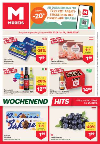 Angebote MPREIS - 20.8.2026 - 26.8.2026.