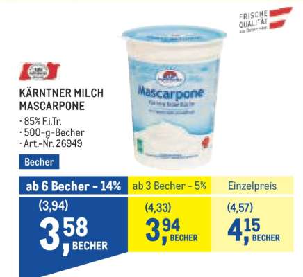 Kärntner Milch Mascarpone