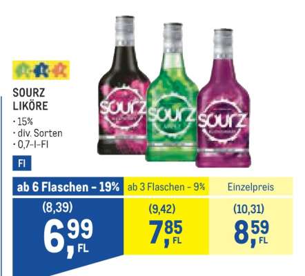 SOURZ LIKÖRE