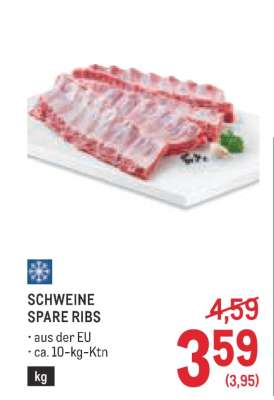 Schweine Spare Ribs