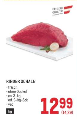 Rinder Schale