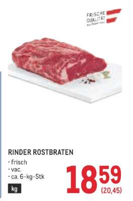 Rinder Rostbraten
