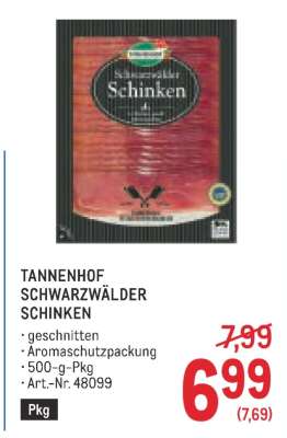 Tannenhof Schwarzwälder Schinken