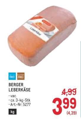 Berger Leberkäse