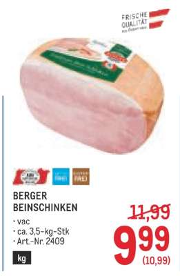 Berger Beinschinken
