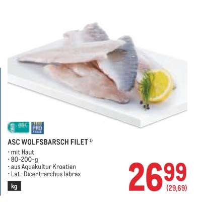 ASC WOLFSBARSCH FILET