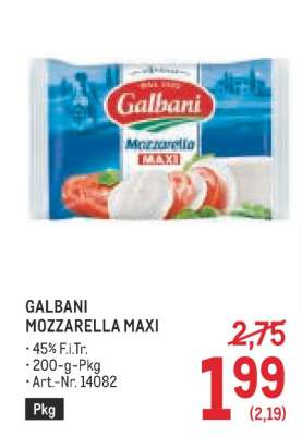 Galbani Mozzarella Maxi