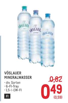 Vöslauer Mineralwasser