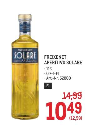 FREIXENET APERITIVO SOLARE