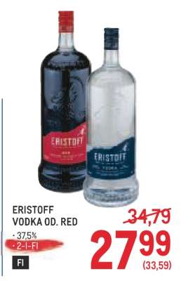 Eristoff Vodka od. Red