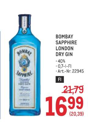 Bombay Sapphire London Dry Gin