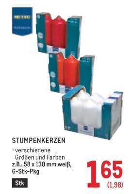 Stumpenkerzen