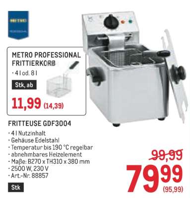 Fritteuse GDF3004