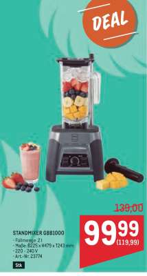 STANDMIXER GBB1000