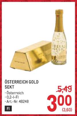 Österreich Gold Sekt