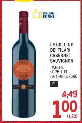 LE COLLINE DEI FILARI CABERNET SAUVIGNON