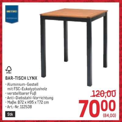Bar-Tisch Lynx