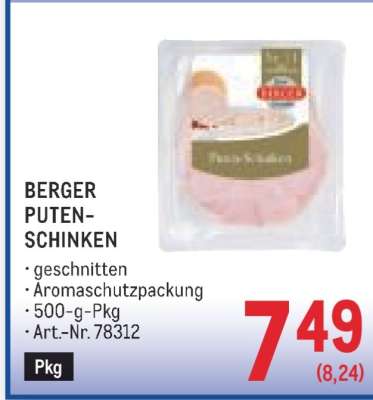 Berger Puten-schinken