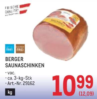 Berger Saunaschinken