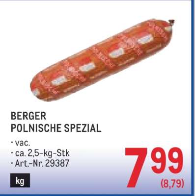 Berger Polnische Spezial