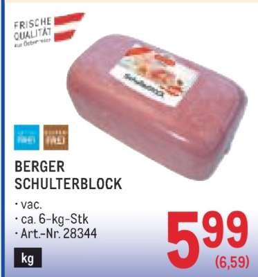 Berger Schulterblock