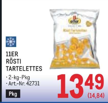 11ER RÖSTI TARTELETTES