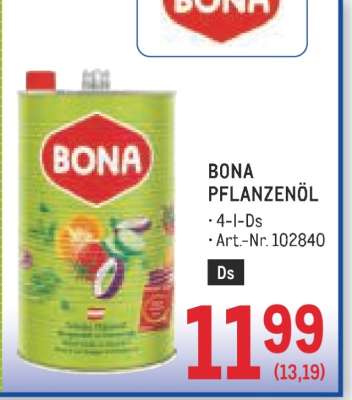 Bona Pflanzenöl