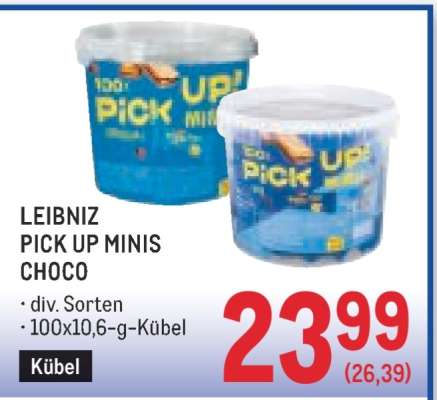 LEIBNIZ PICK UP MINIS CHOCO