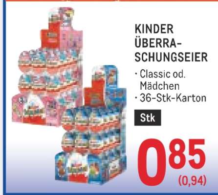 KINDER ÜBERRASCHUNGSEIER