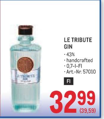 LE TRIBUTE GIN