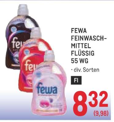 FEWA FEINWASCHMITTEL FLÜSSIG 55 WG