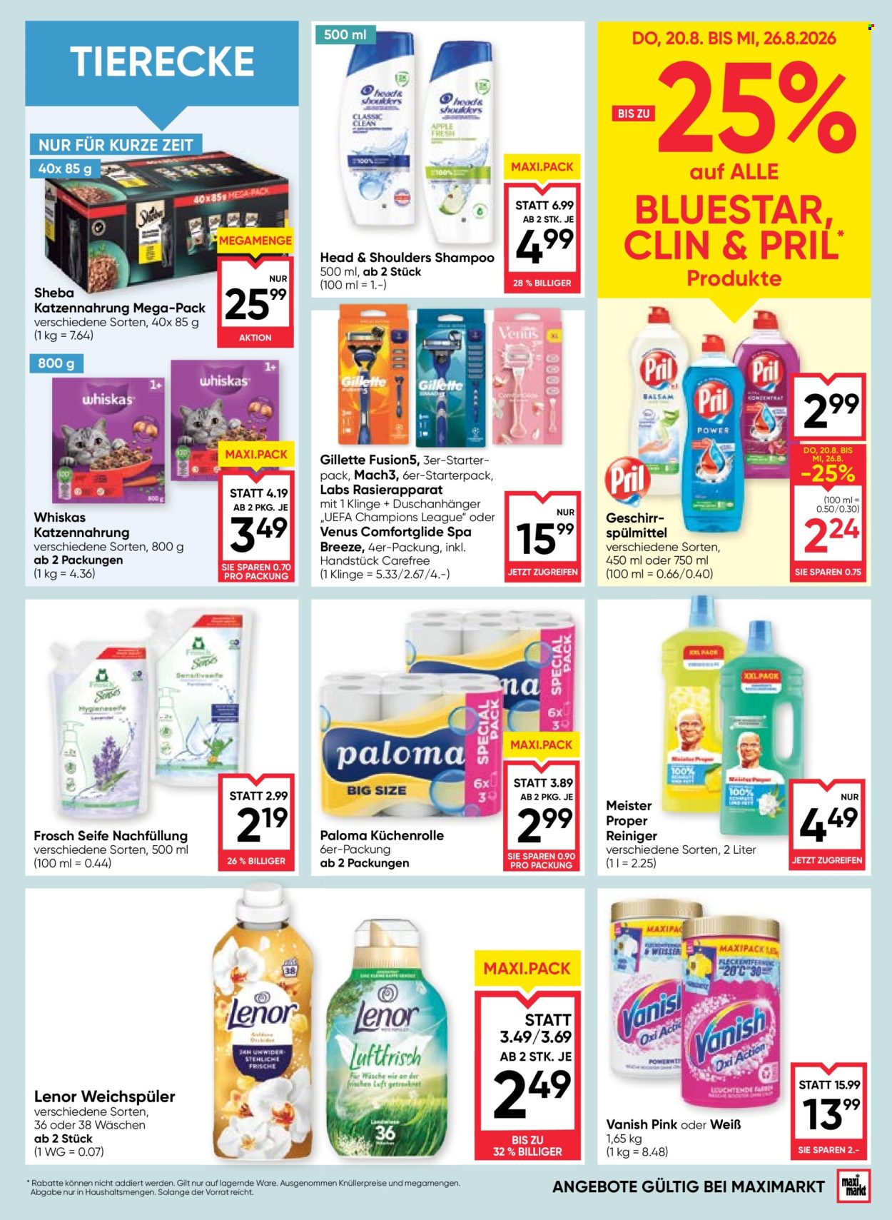 Angebote Maximarkt - 20.8.2026 - 26.8.2026. Seite 15