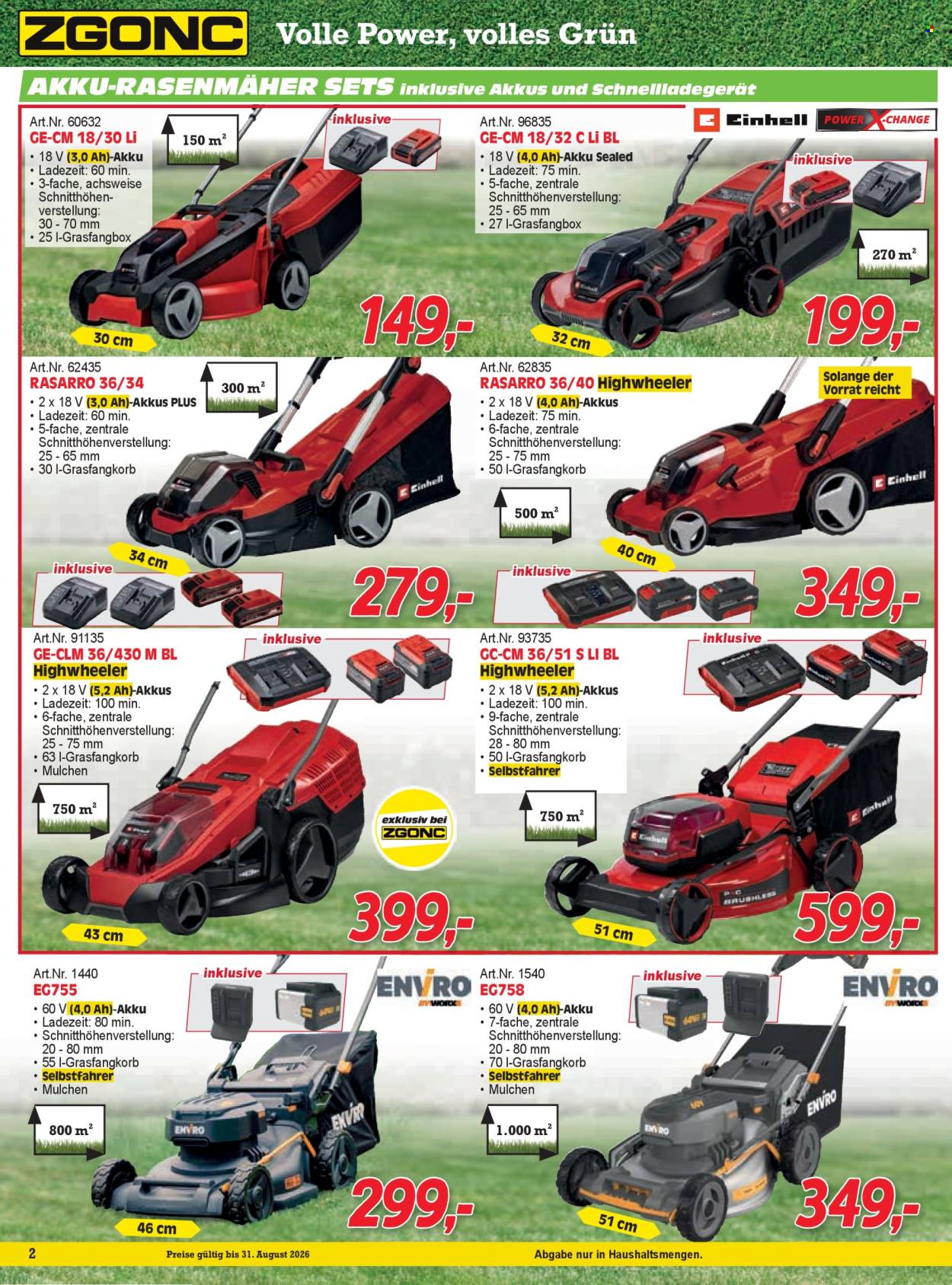 Angebote Zgonc - 18.8.2026 - 31.8.2026. Seite 2