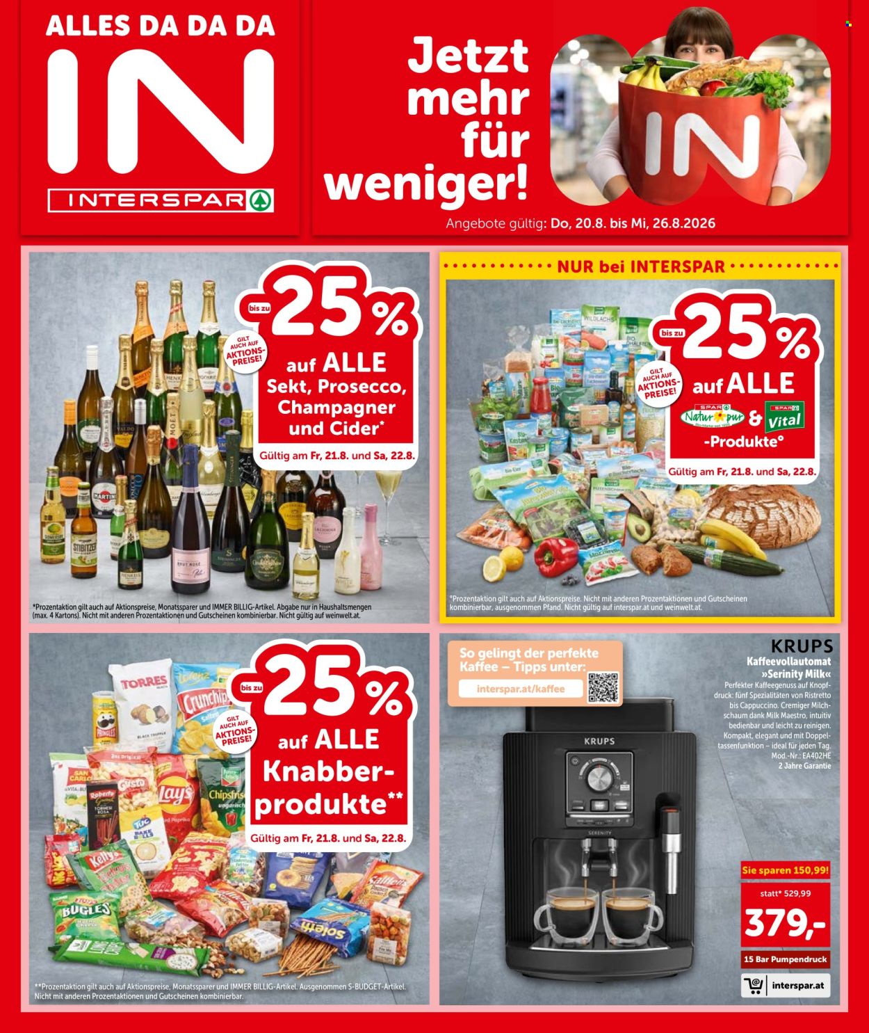 Angebote INTERSPAR - 20.8.2026 - 26.8.2026. Seite 1