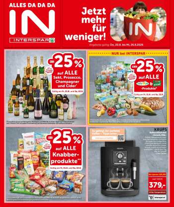 Angebote INTERSPAR - 20.8.2026 - 26.8.2026.