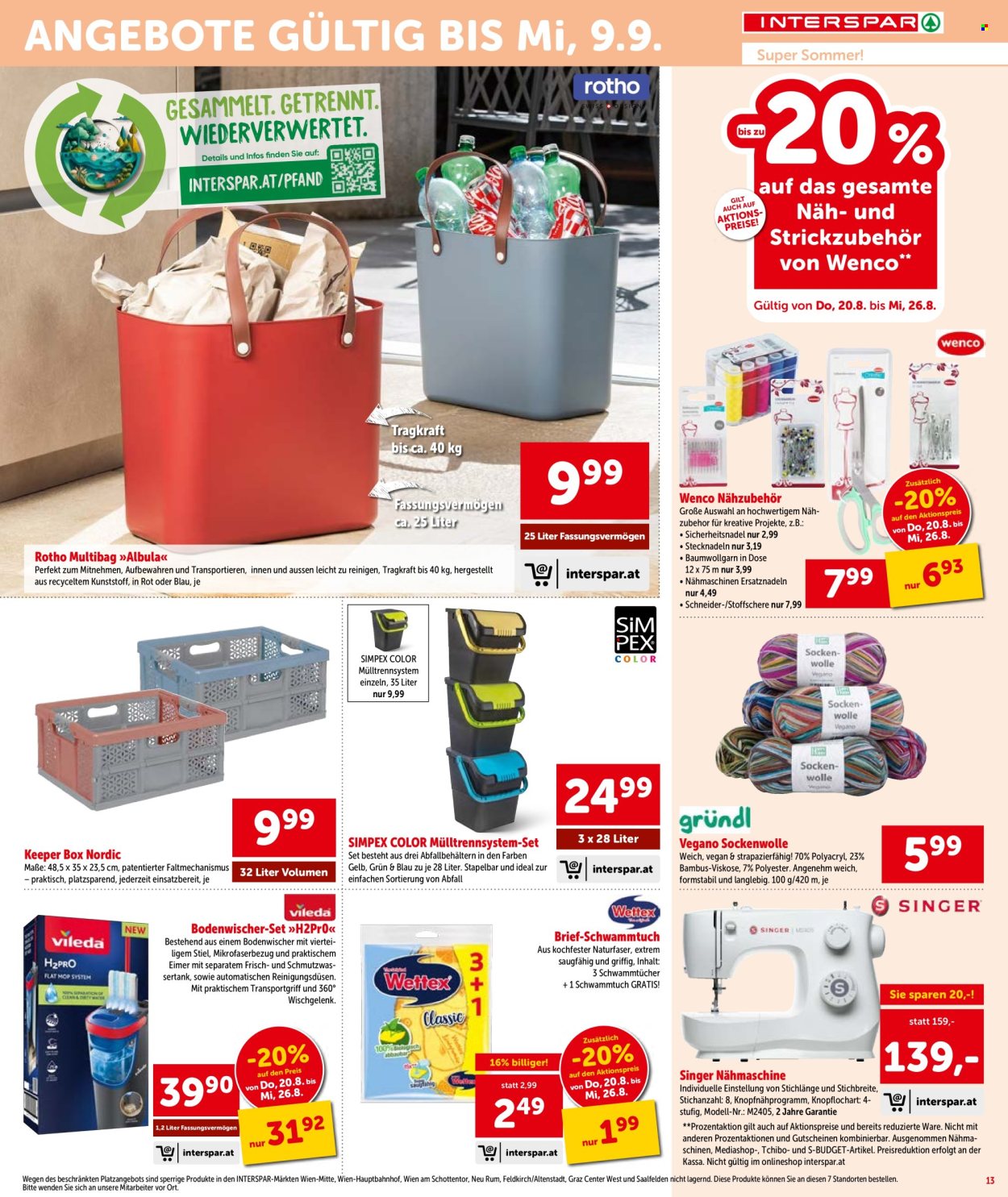 Angebote INTERSPAR - 20.8.2026 - 26.8.2026. Seite 13